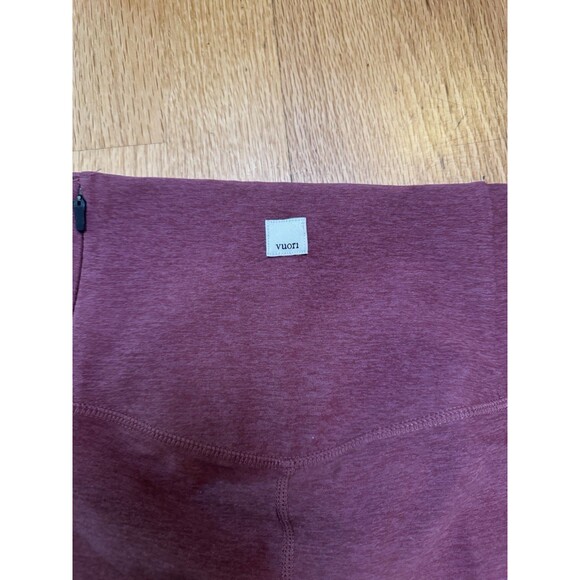 Vuori Women's Clean Elevation Leggings Pink Unsized Small Zip Pocket EUC - Picture 3 of 11